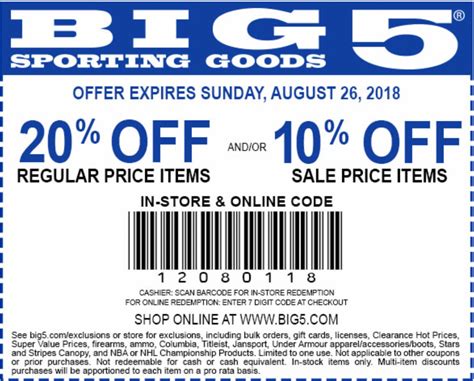 big 5 valpak coupon|big 5 coupons 2020 printable.